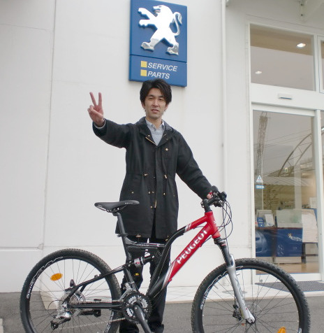 祝!!プジョーサイクル当選★