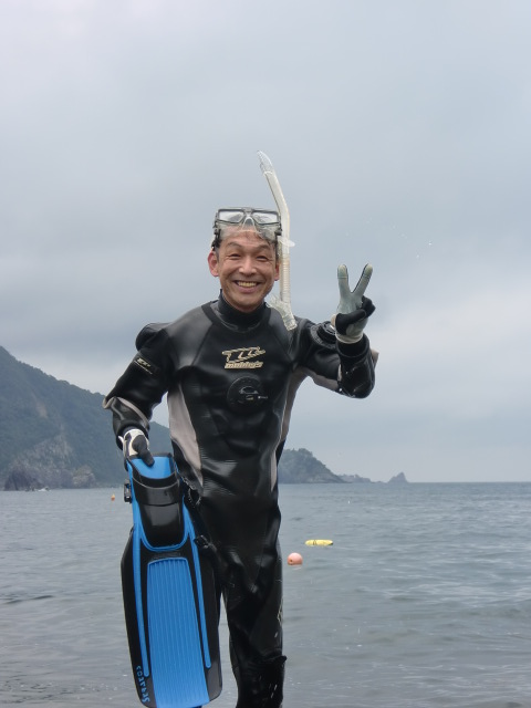 ボンバー　初体験　ダイビング