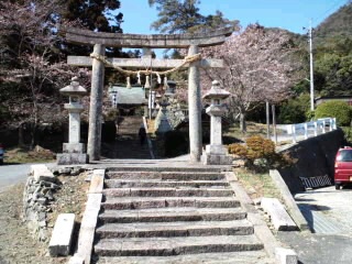 山口　朝倉八幡宮　に　お参りに！