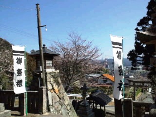 山口　朝倉八幡宮　に　お参りに！