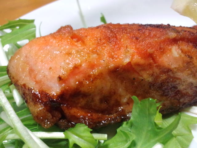 マメン特製鮭バター焼＆スパサラ＆鶏唐揚げ