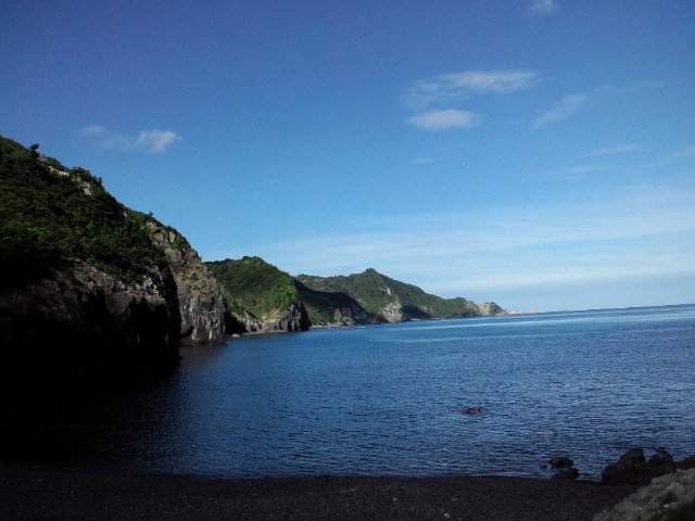 青海島の青＆洞窟