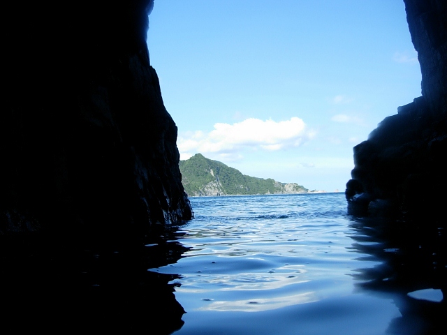 青海島の青＆洞窟