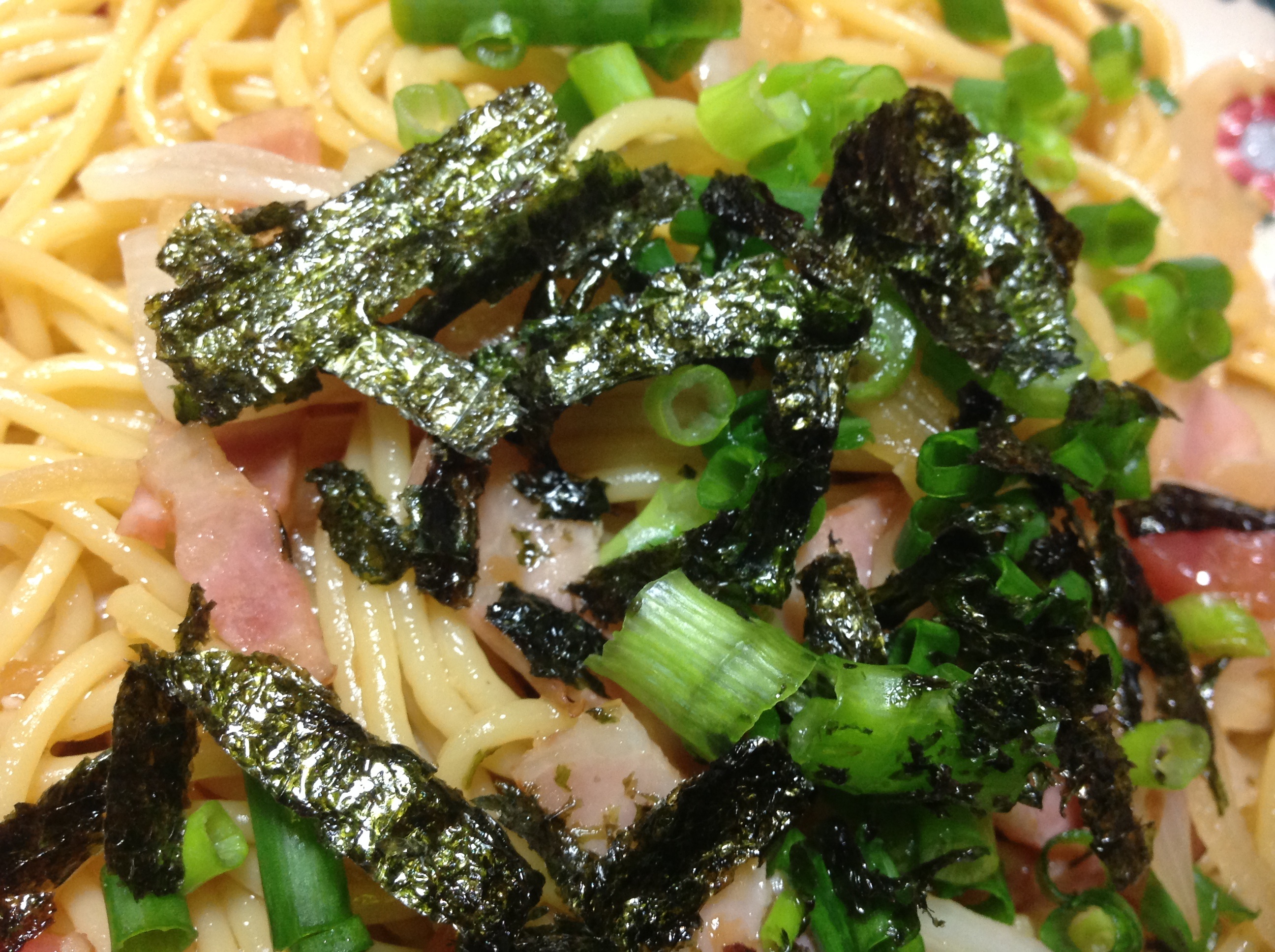 梅バター醤油パスタ