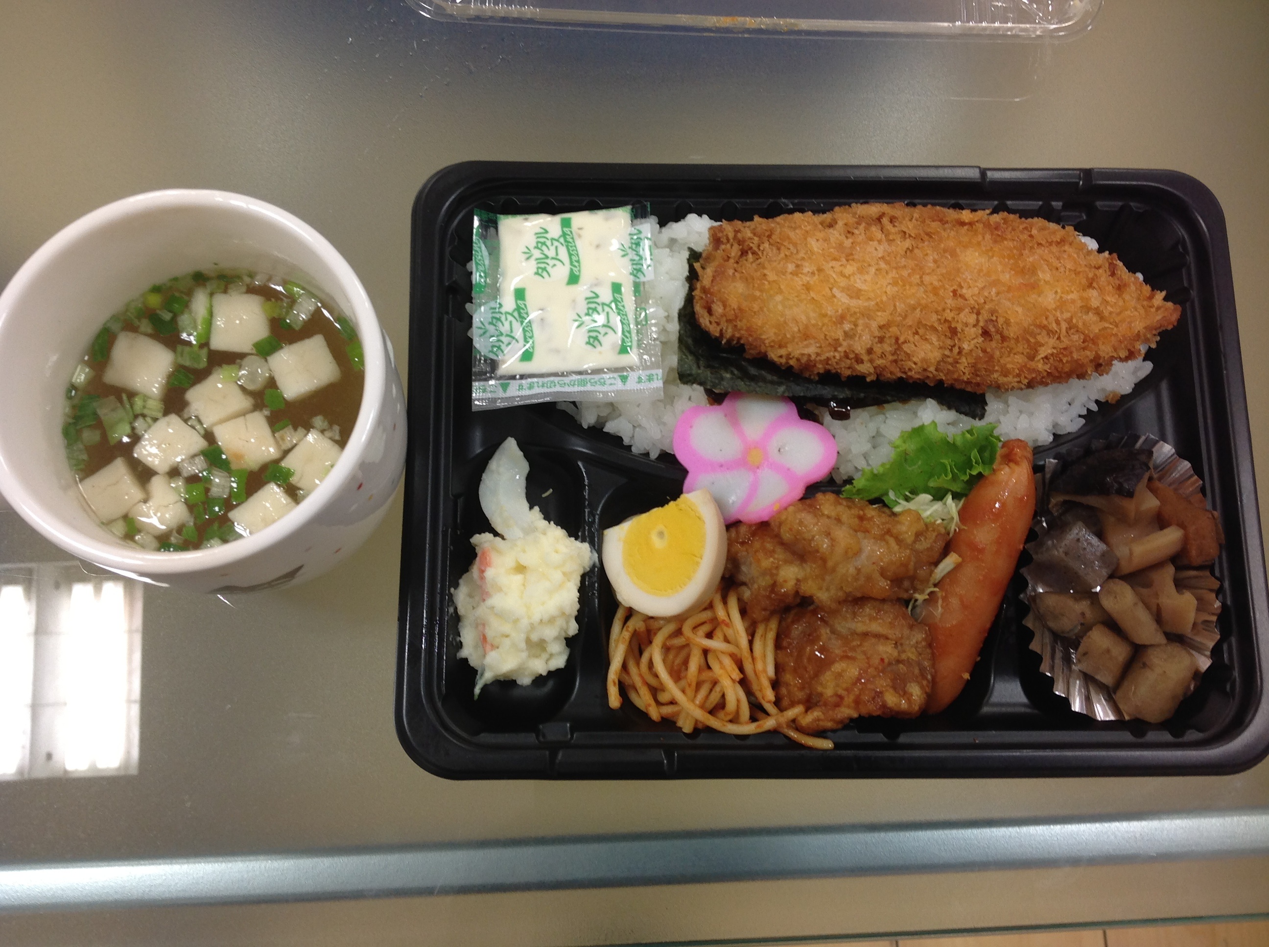 れんげの海苔弁当