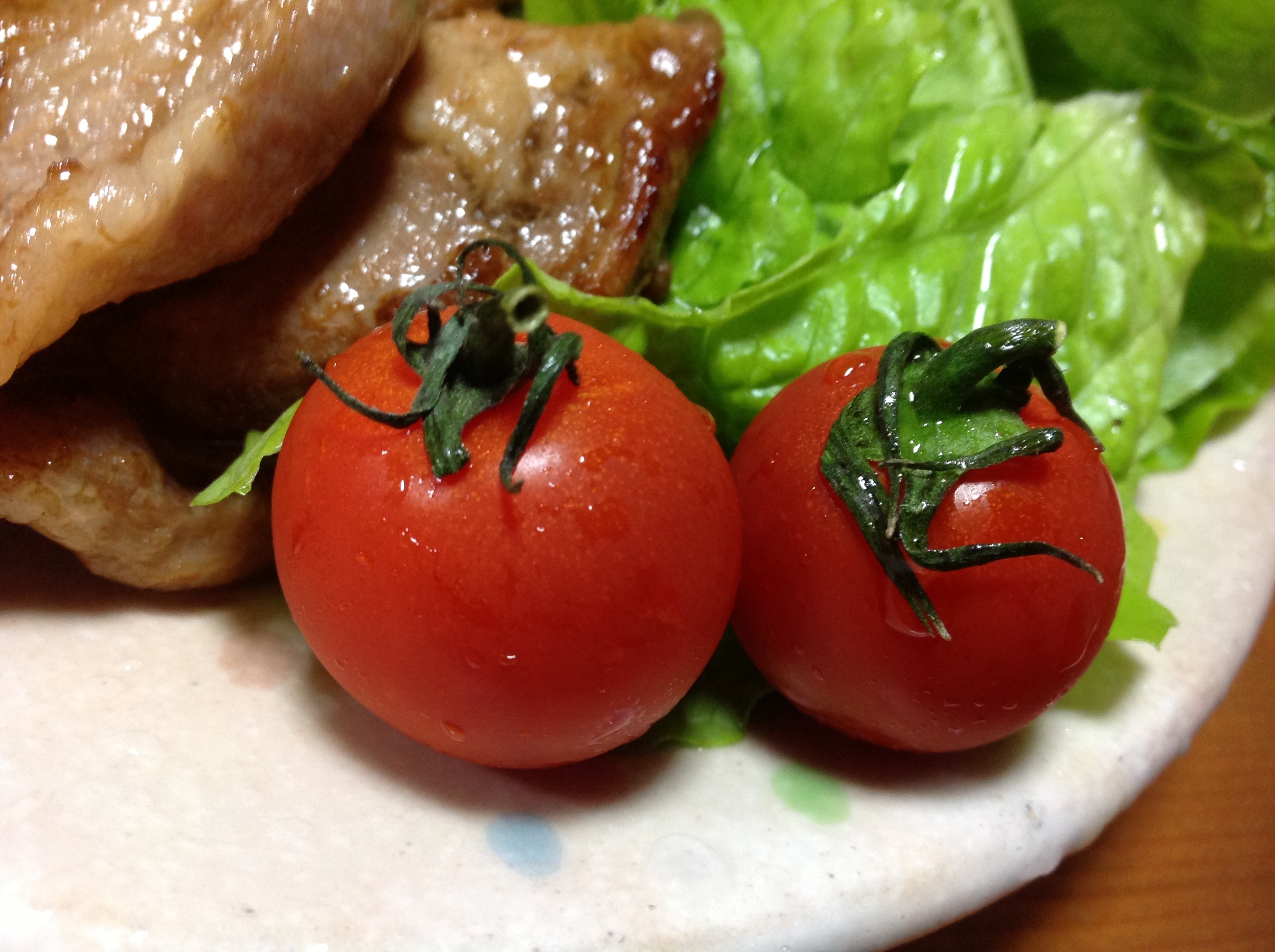 マメンの生姜焼き