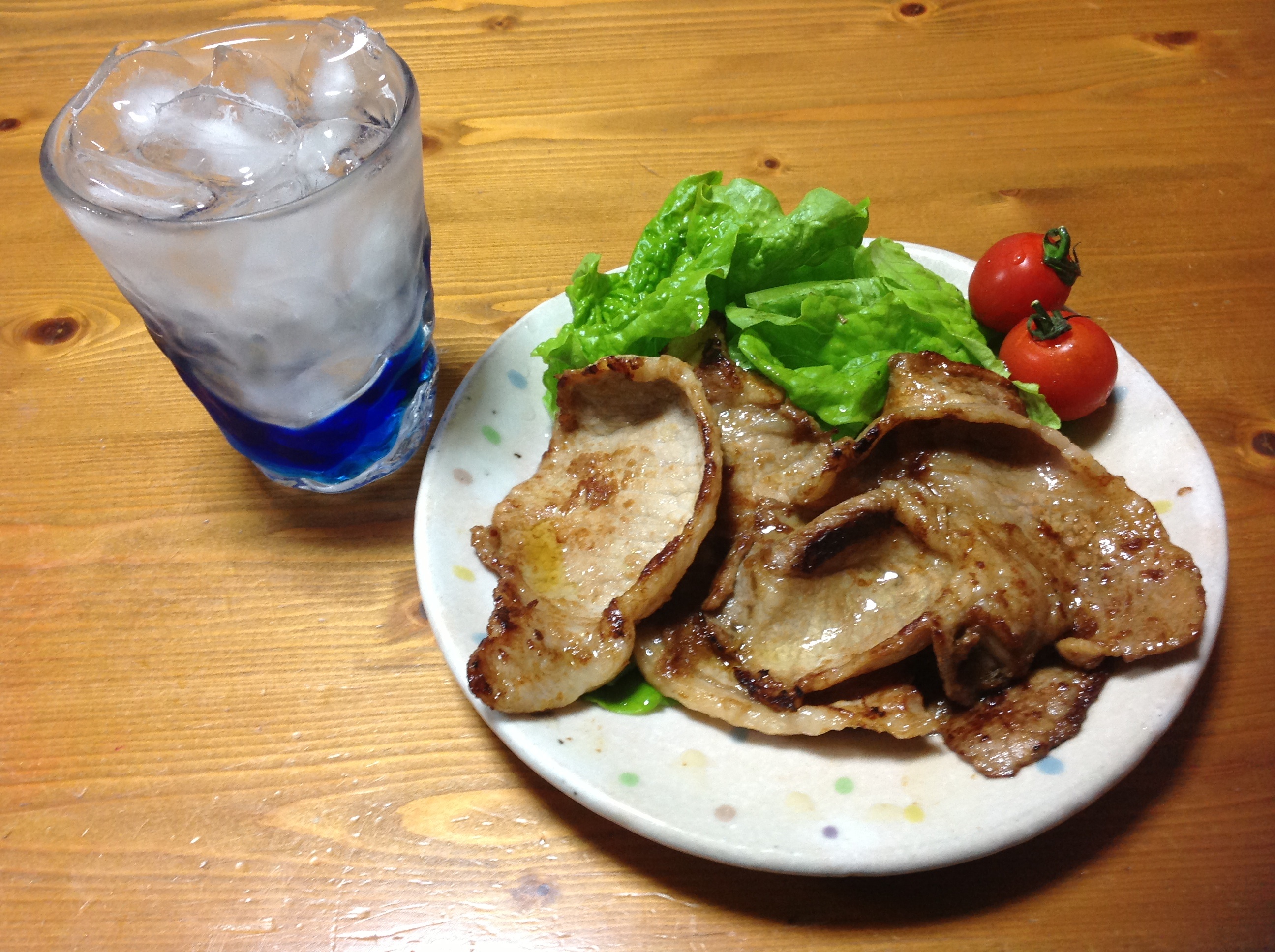 マメンの生姜焼き