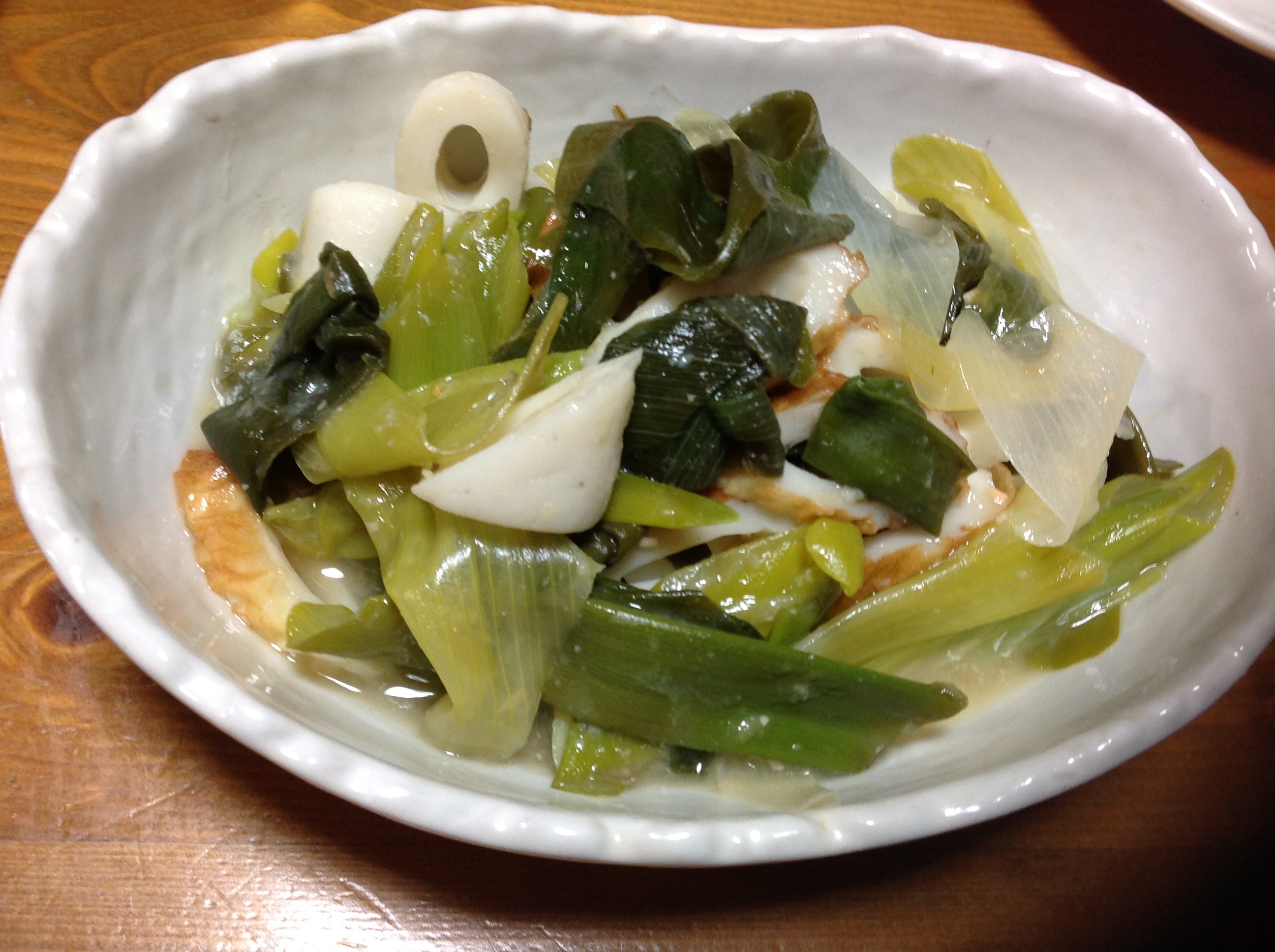 菜っ葉とぬた