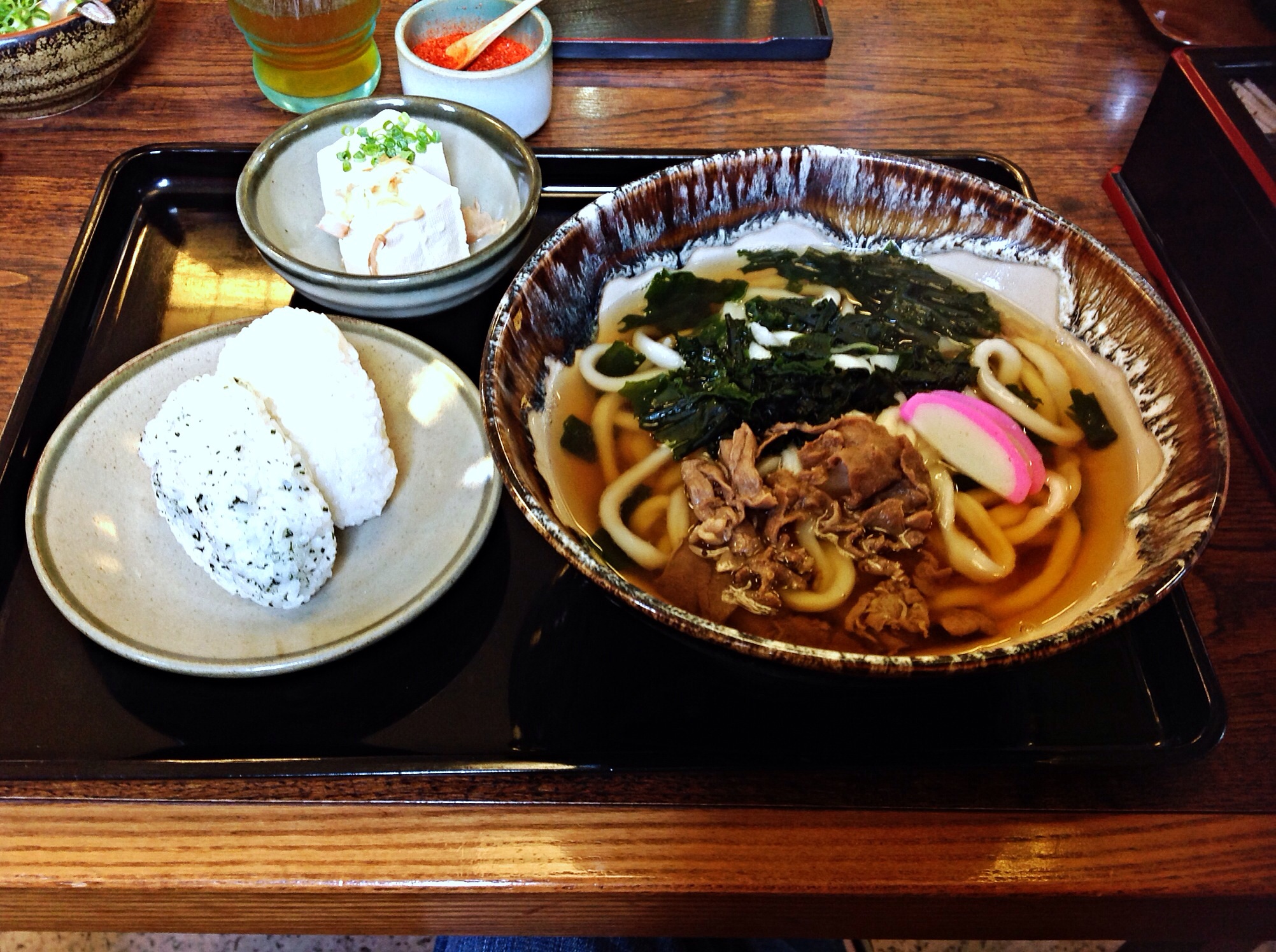 大内太鼓のうどん定食