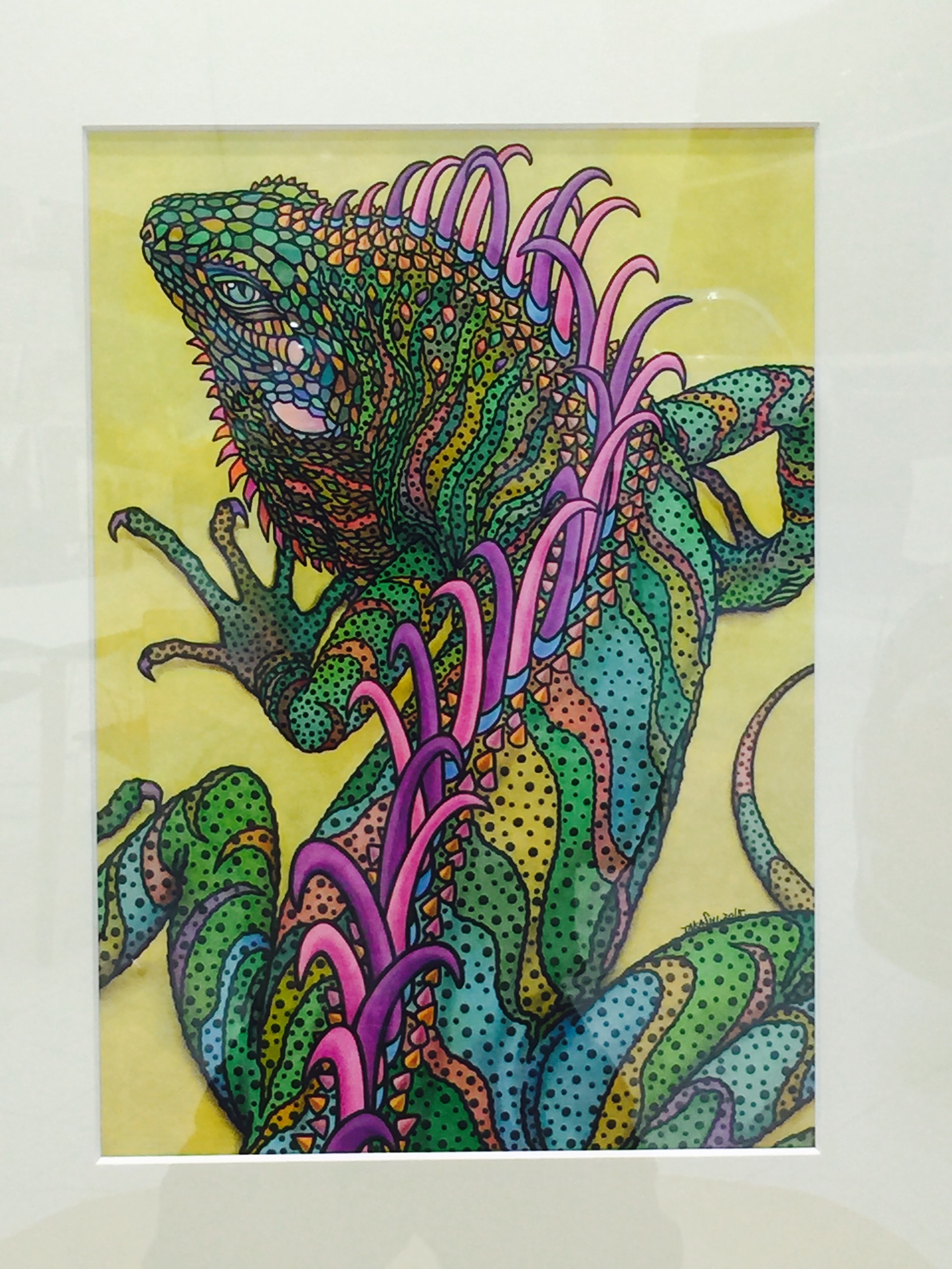 平野隆司 色えんぴつ動物画展 搬入*\(^o^)/*