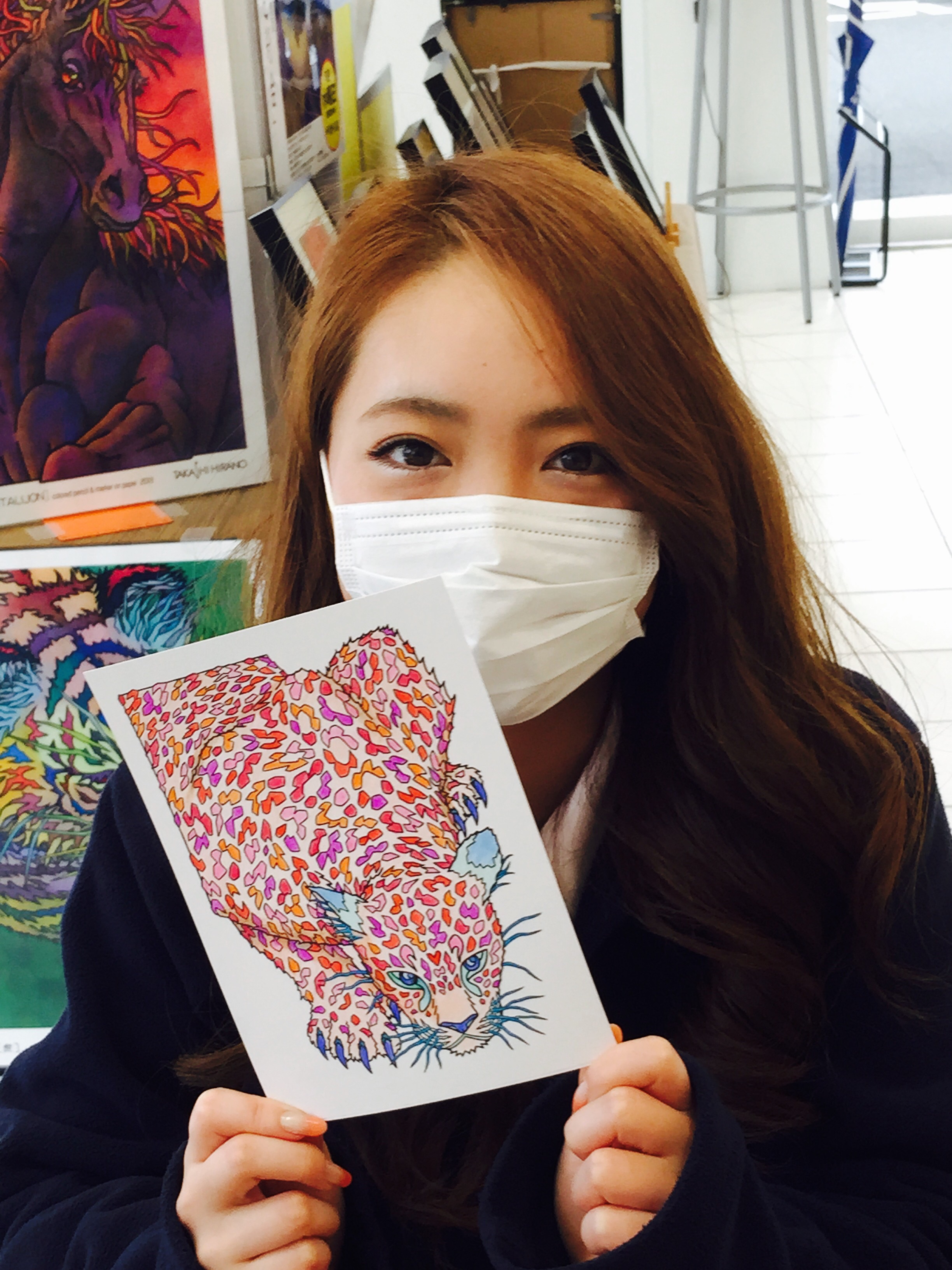色鉛筆アート 平野隆司の動物画展