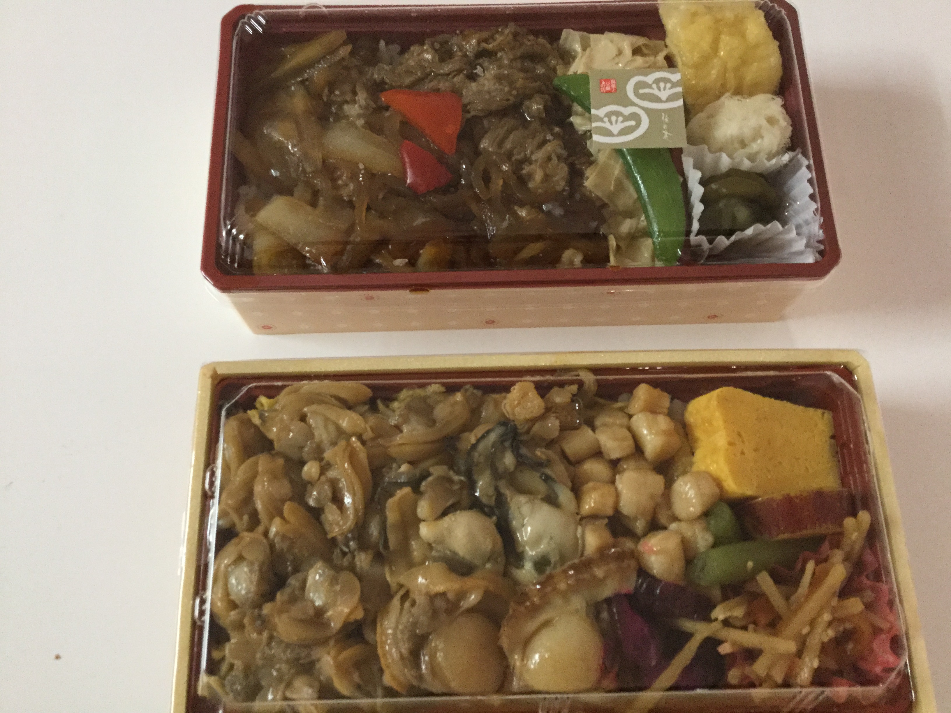 今日のディナーはひさしぶりの駅弁