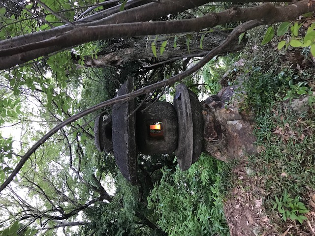 権現山熊野神社までの134段の途中の景色