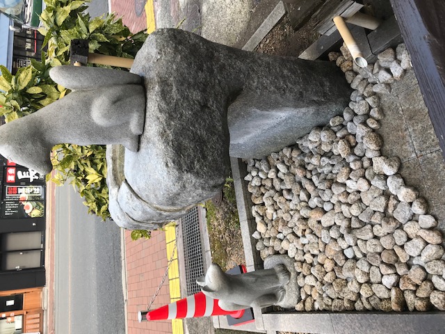 トレーニングの後は足湯で…