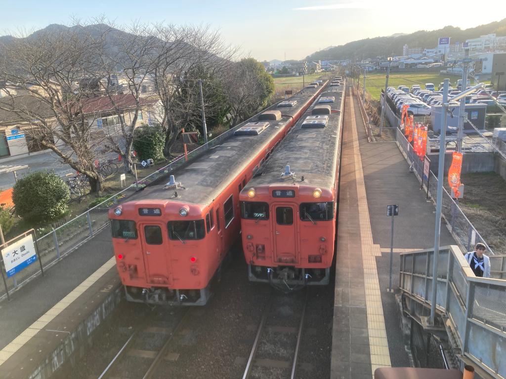 ひさしぶりに電車に乗る